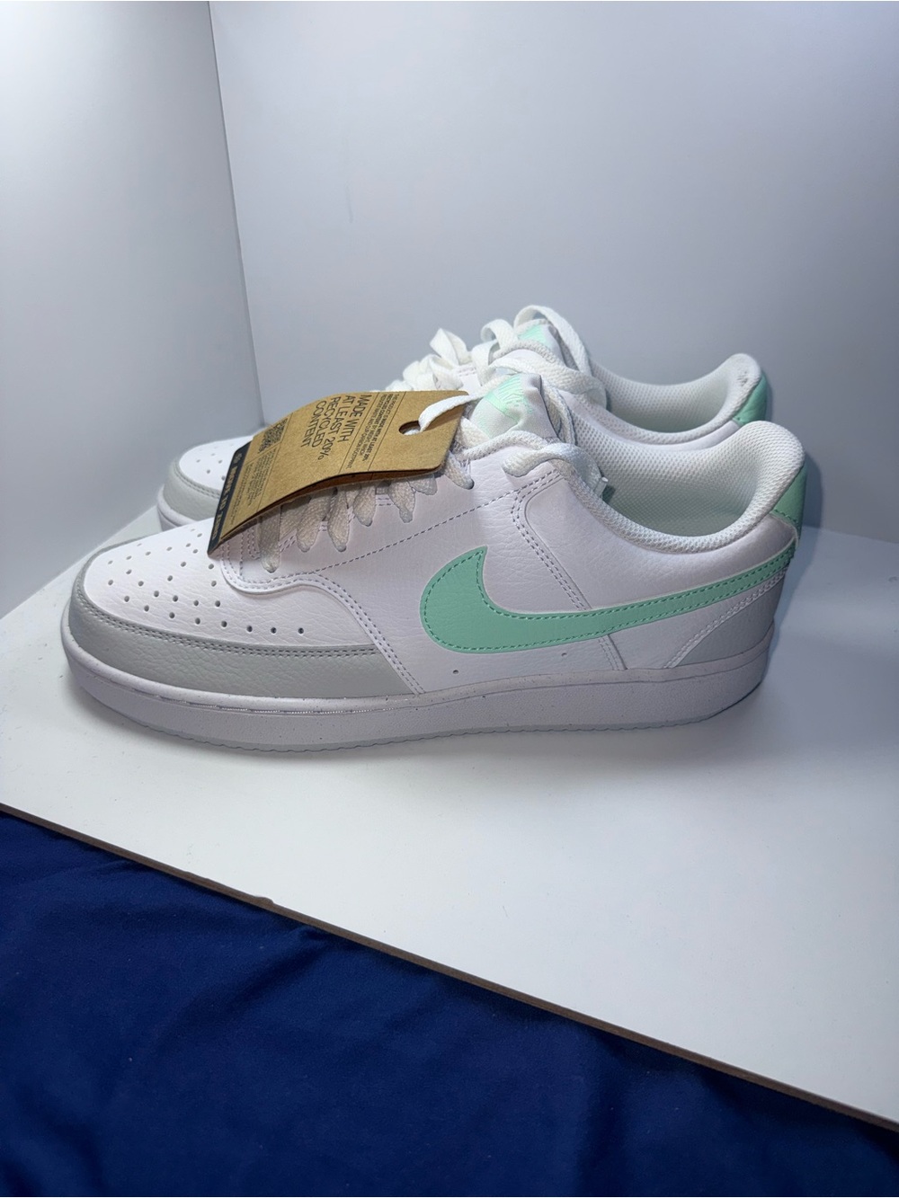 Nike Court Vision Low NN White Mint Foam Men’s Size 8 – Brand New with Box